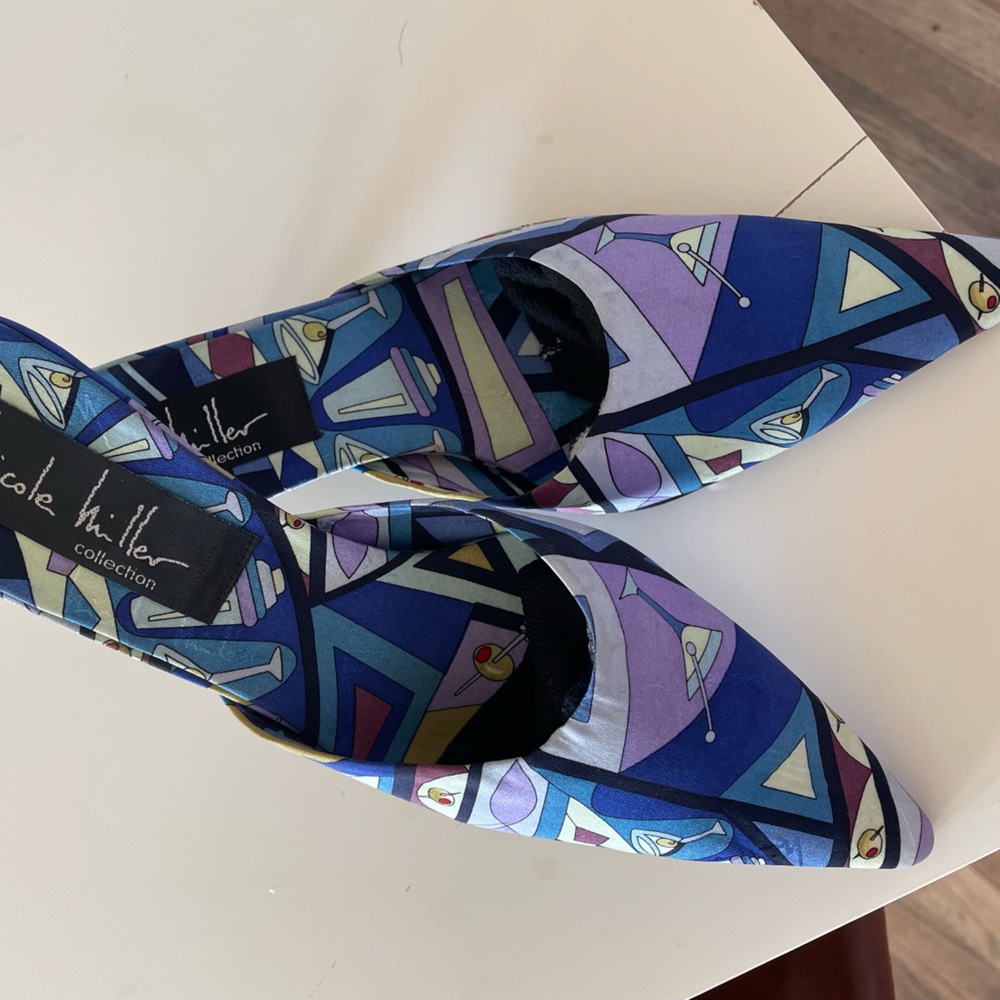 90s/Y2K Nicole Miller Dirty Martini kitten heels - Picture 3 of 7